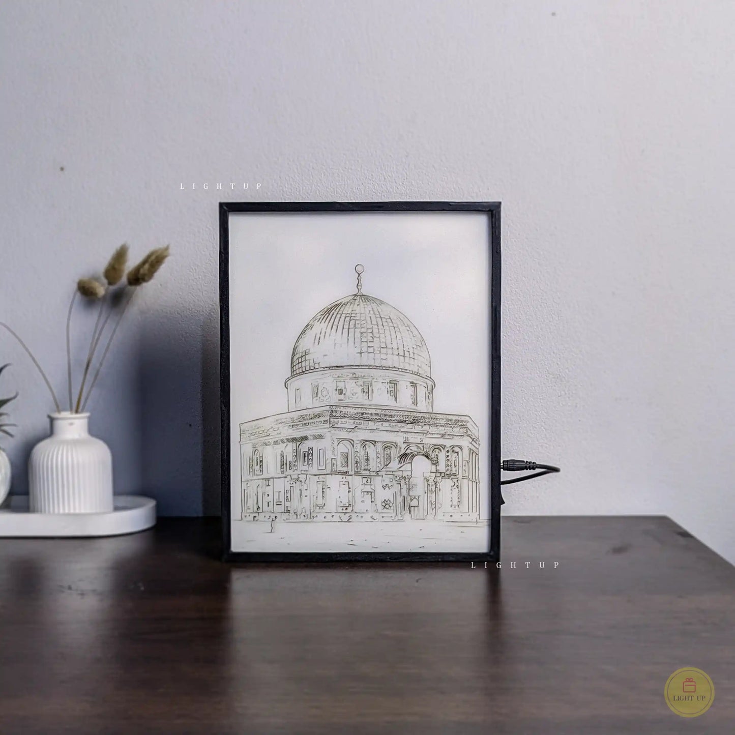 Al-Aqsa Mosque Transformation Lightbox | Islamic