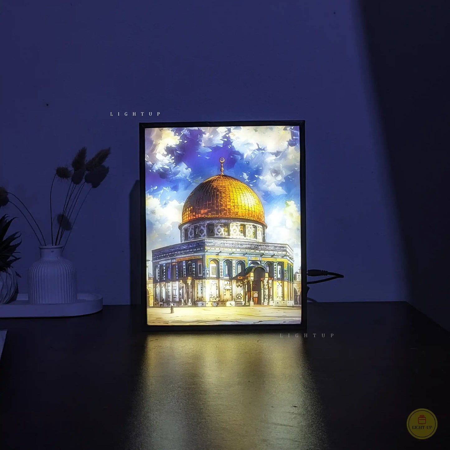 Al-Aqsa Mosque Transformation Lightbox | Islamic