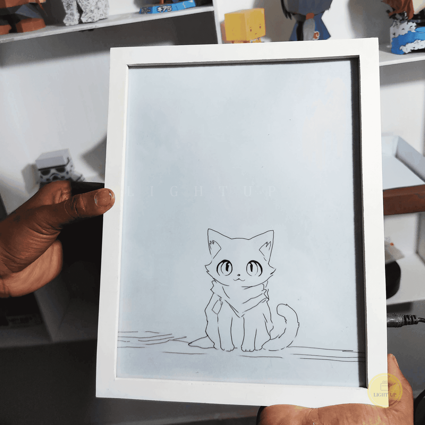 Cyberpunk cat Transformation Lightbox | Cat