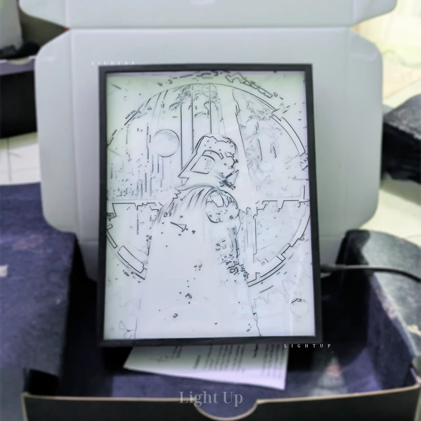 Darth Vader Transformation Lightbox | Star Wars