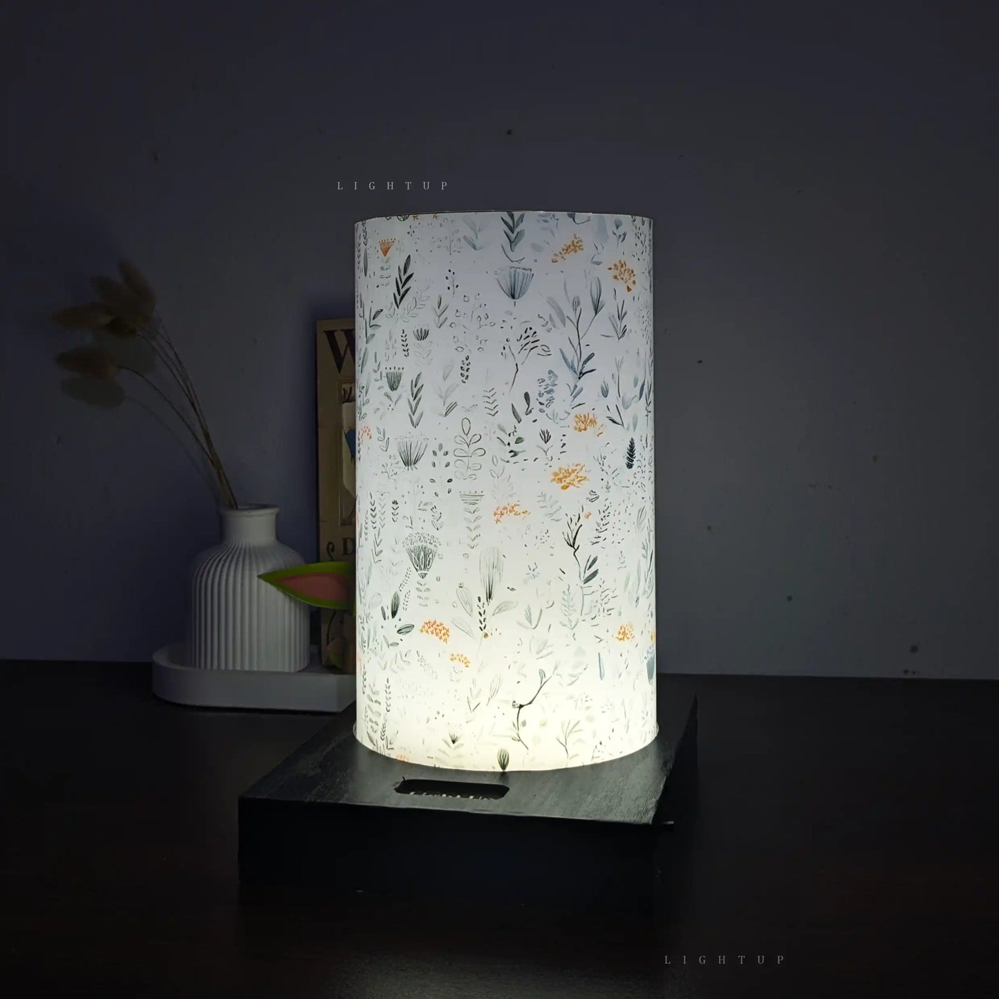 Floral Lamp shade| Cylinder