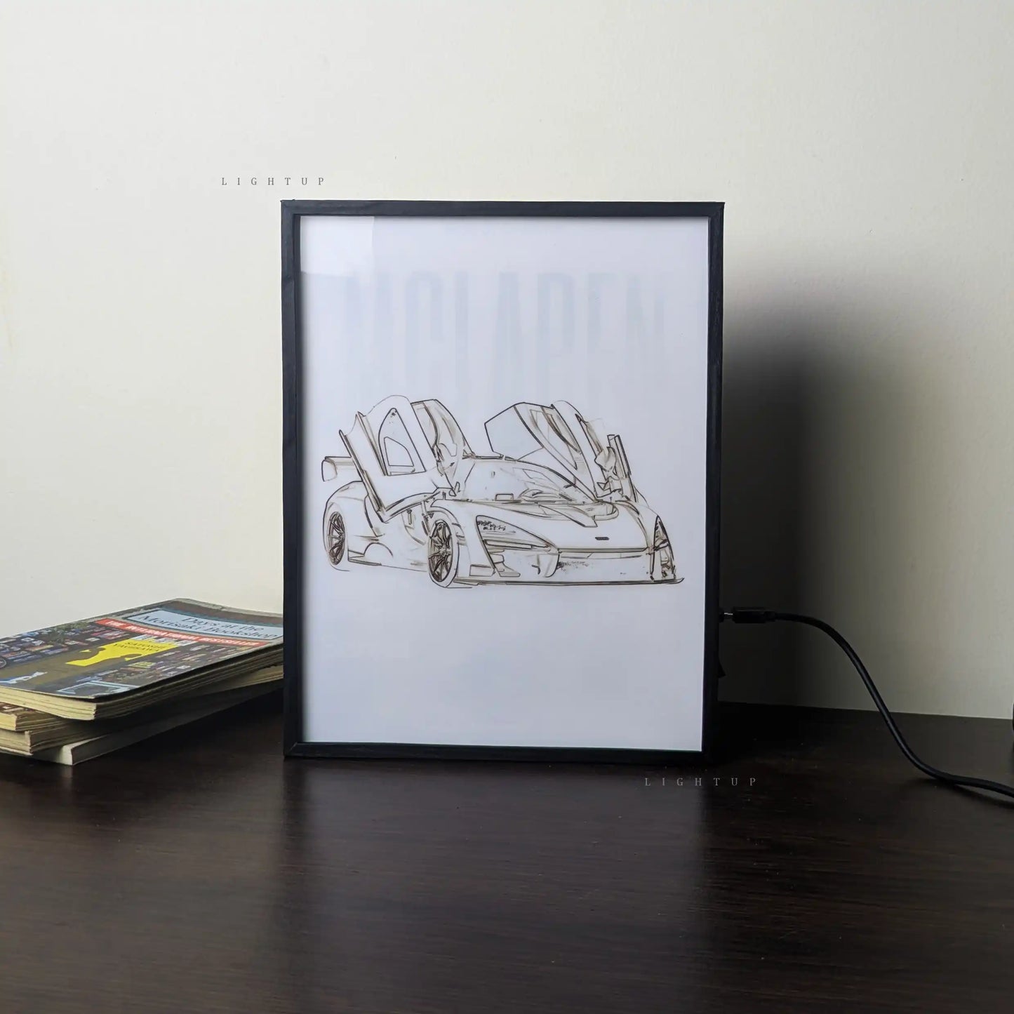 McLaren Senna poster Transformation Lightbox | Car