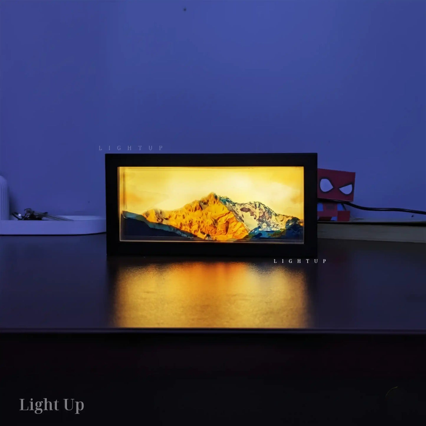 3D mountain Lamp | Scenario