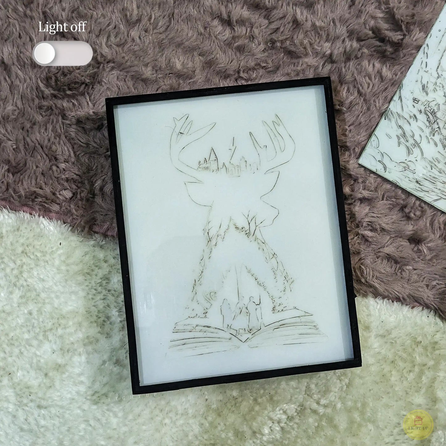 Stag Patronus Transformation Lightbox | Harry Potter