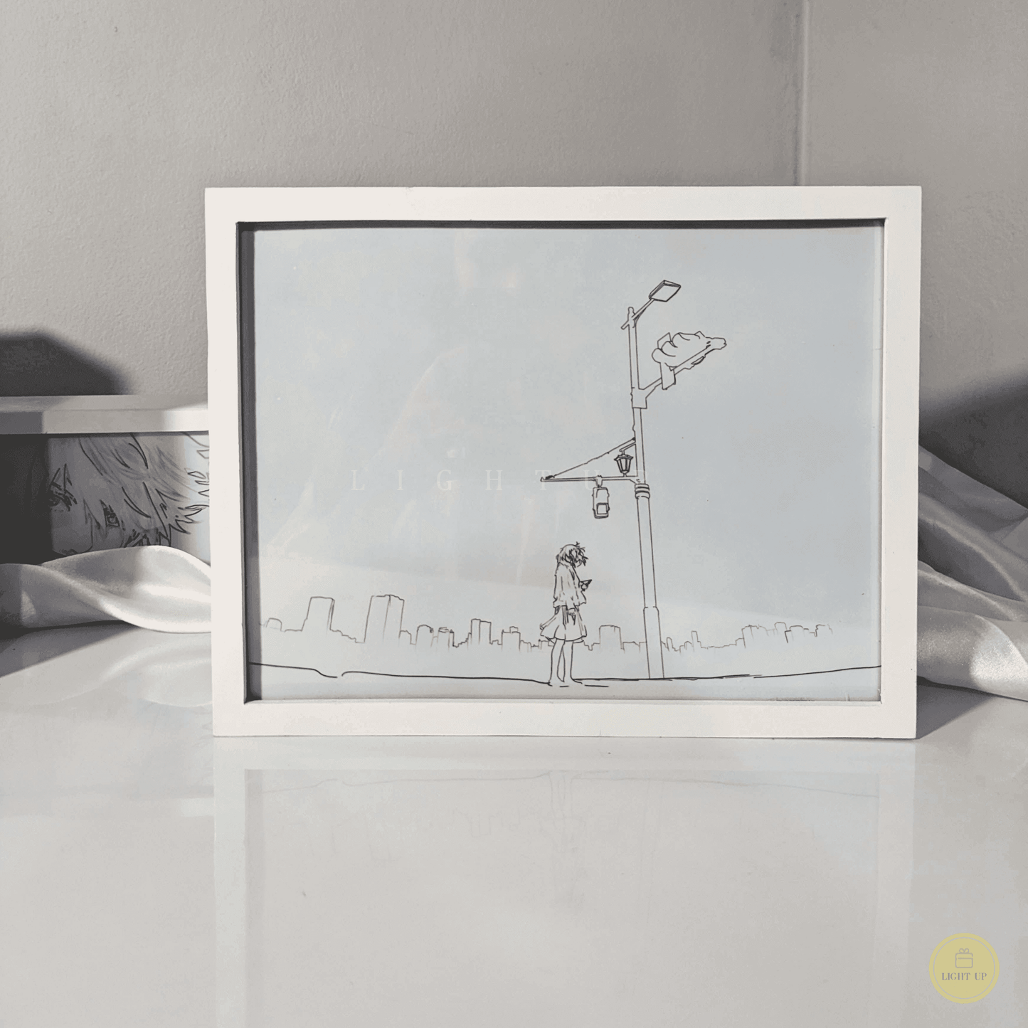 Paper plane Transformation Lightbox | Scenario