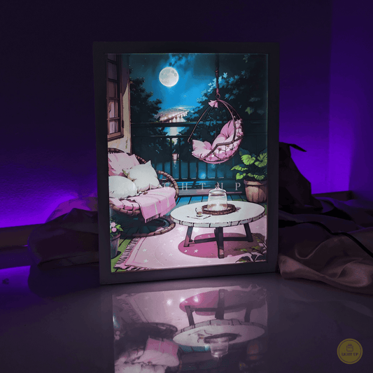 Cozy Balcony Transformation Lightbox | Scenario