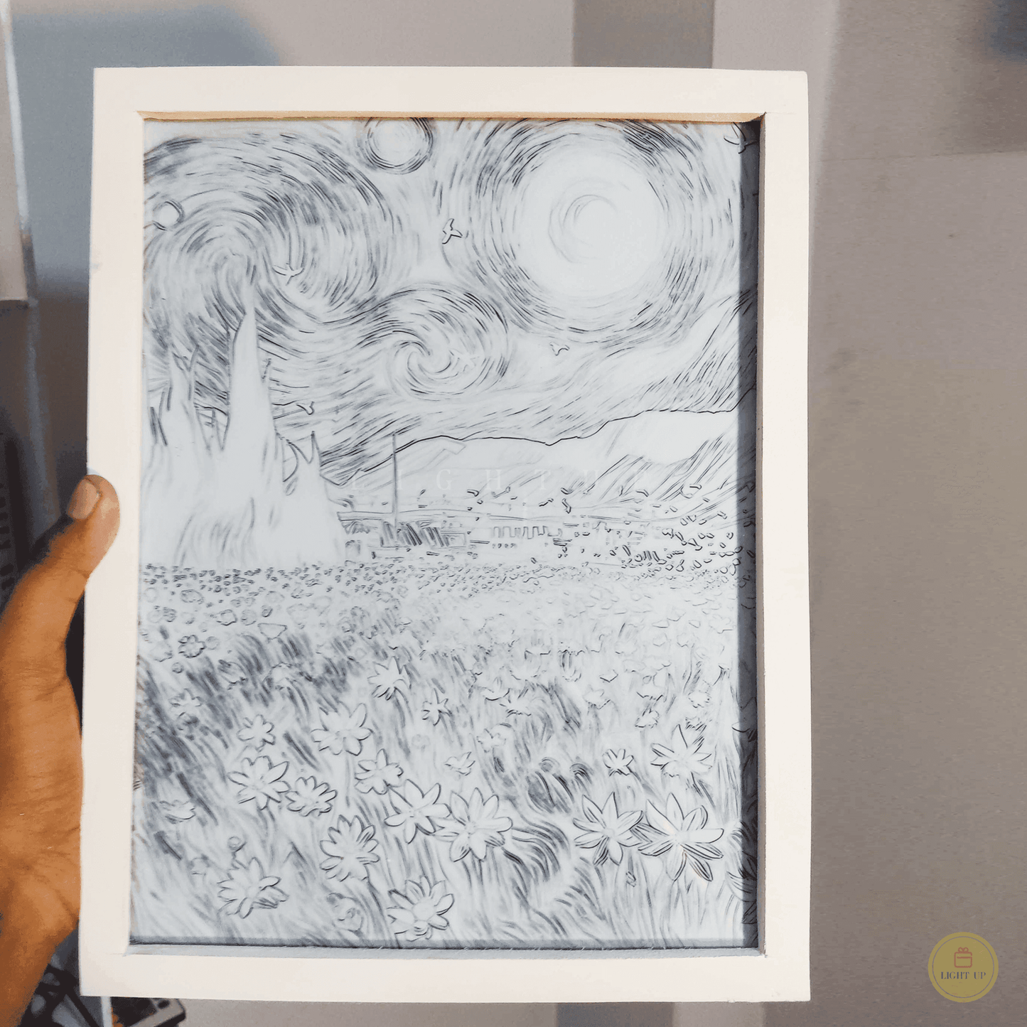 Starry sky garden Transformation Lightbox | Scenario