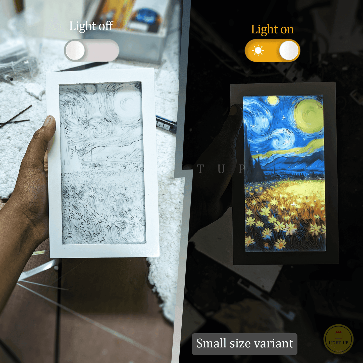 Starry sky garden Transformation Lightbox | Scenario