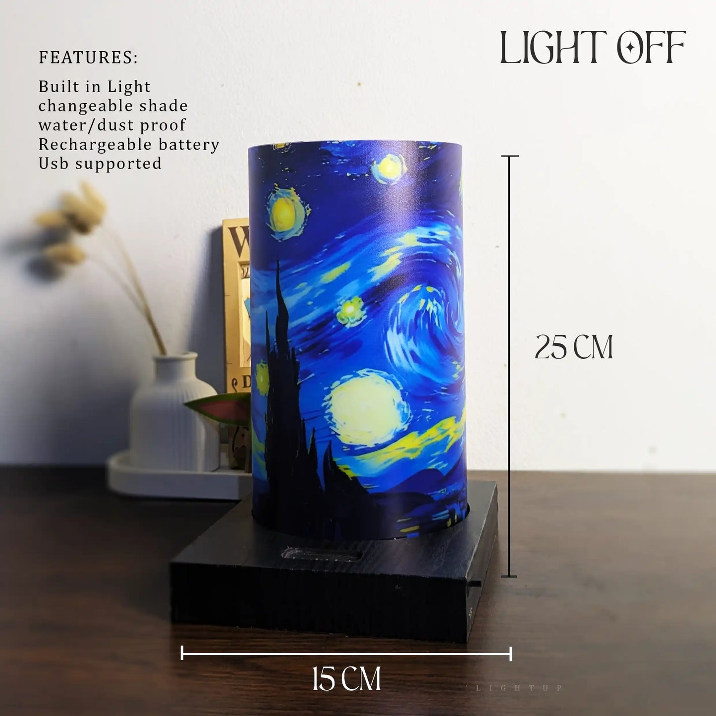 Starry Night Lamp shade| Cylinder