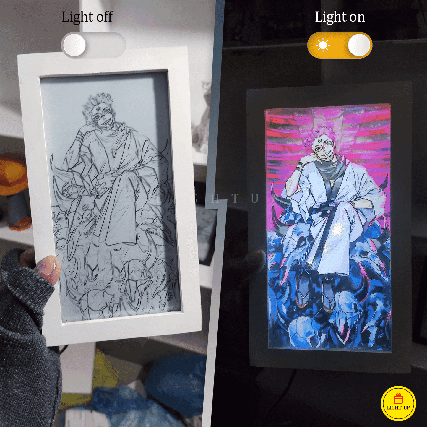 Ryomen Sukuna Transformation Lightbox | Jujutsu Kaisen