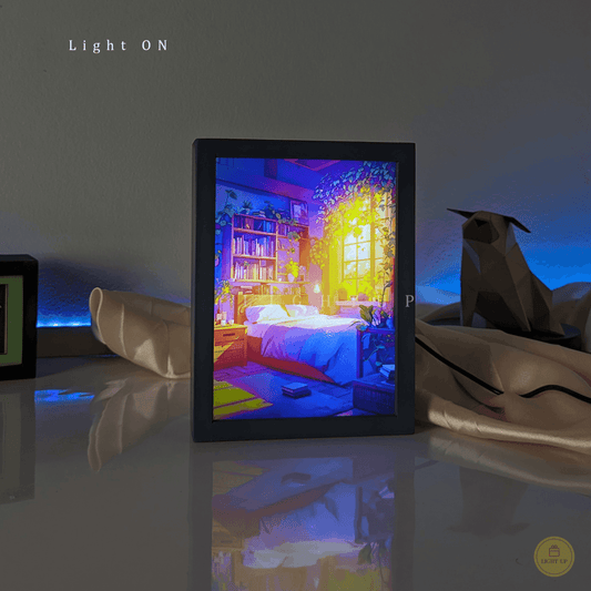 Bedroom window Black Mirror Lamp | Scenario