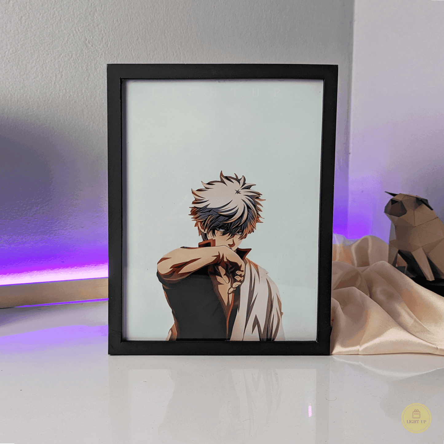 Gintoki Sakata Transformation Lightbox | Gintama