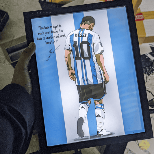 Lionel Messi's Inspirational Quote Transformation Lightbox | Football