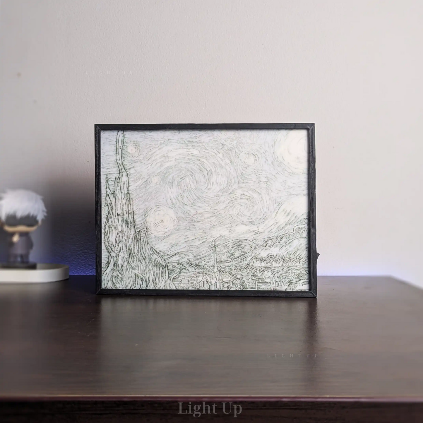 Vincent van Gogh's The Starry Night Transformation Lightbox | Scenario