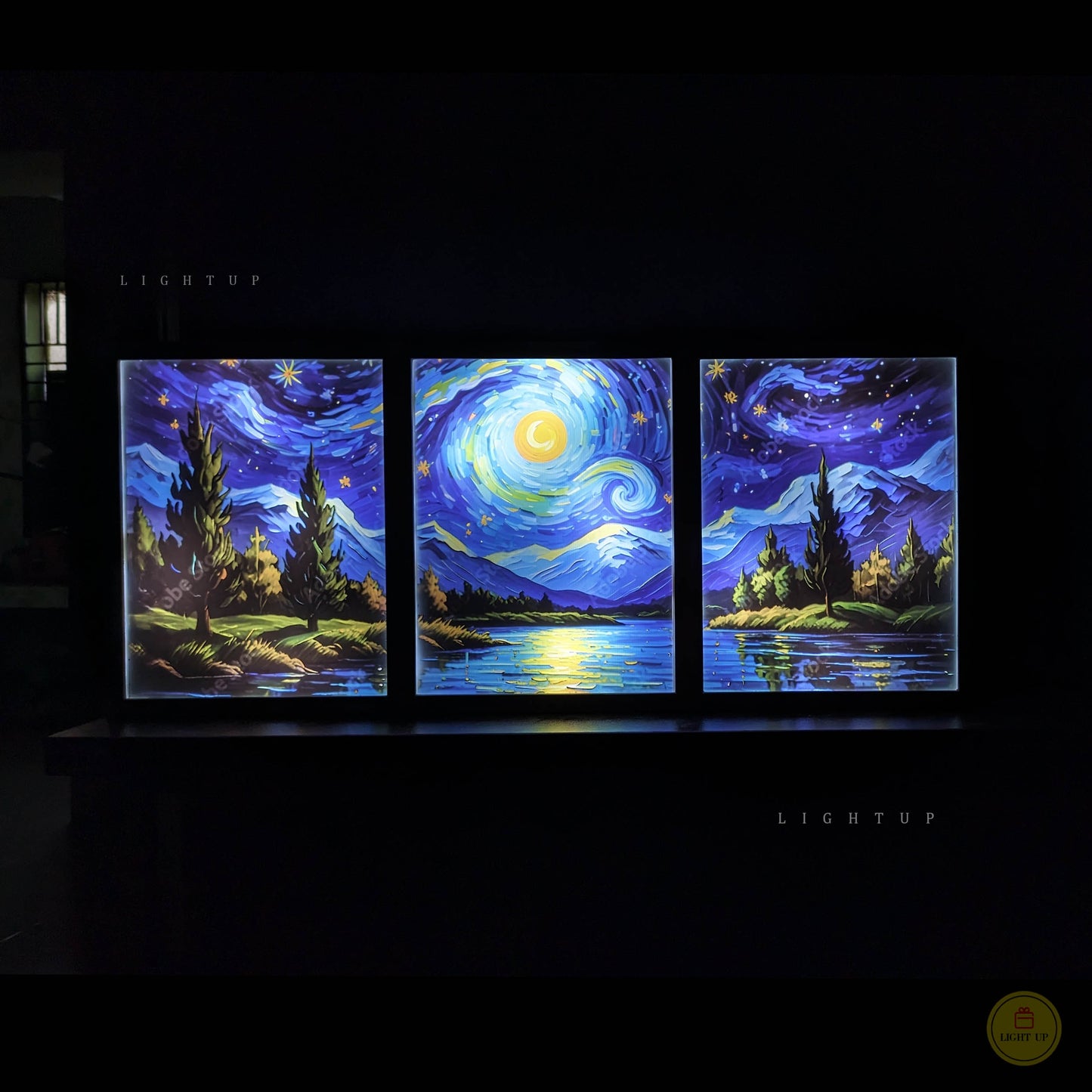 Starry sky landscape Humongous Lightbox | Scenario