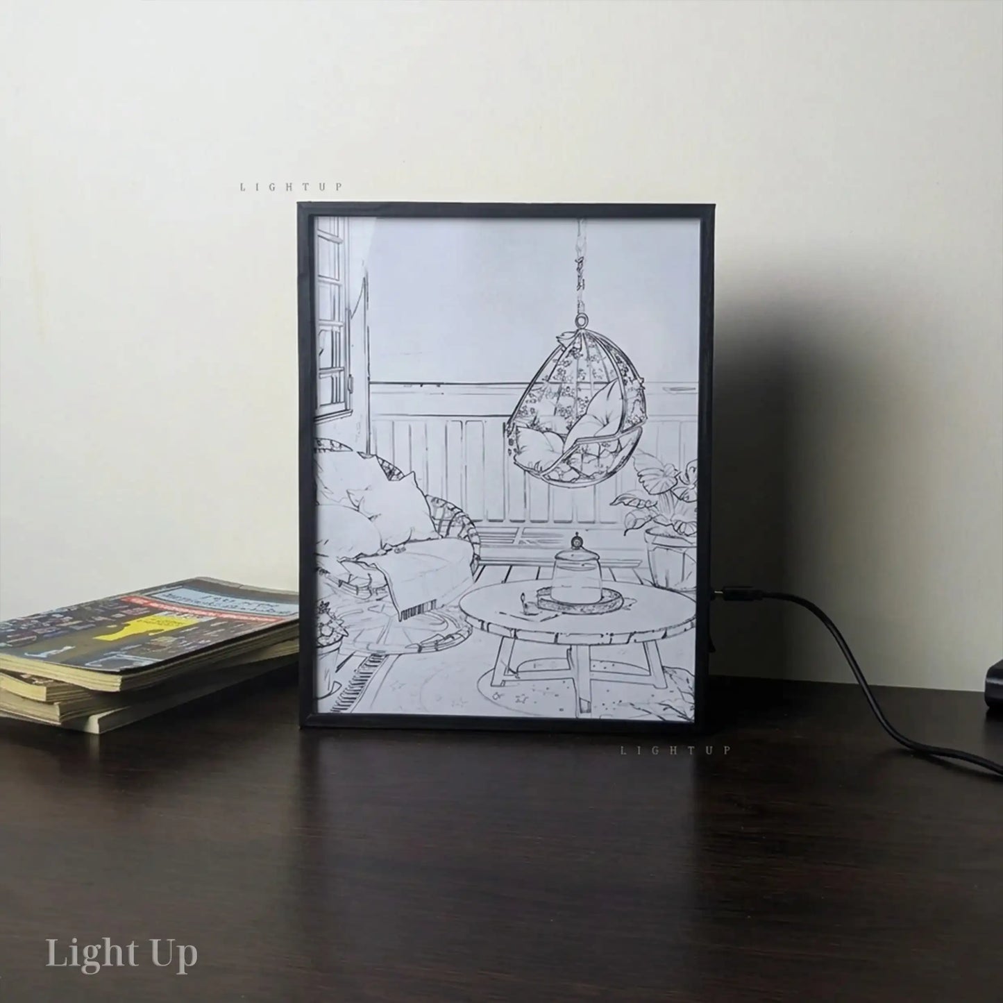 Cozy Balcony Transformation Lightbox | Scenario