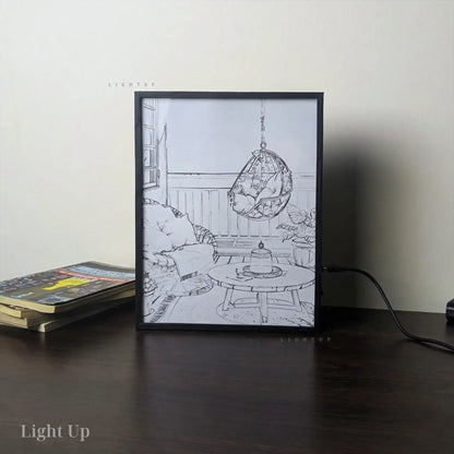 Cozy Balcony Transformation Lightbox | Scenario