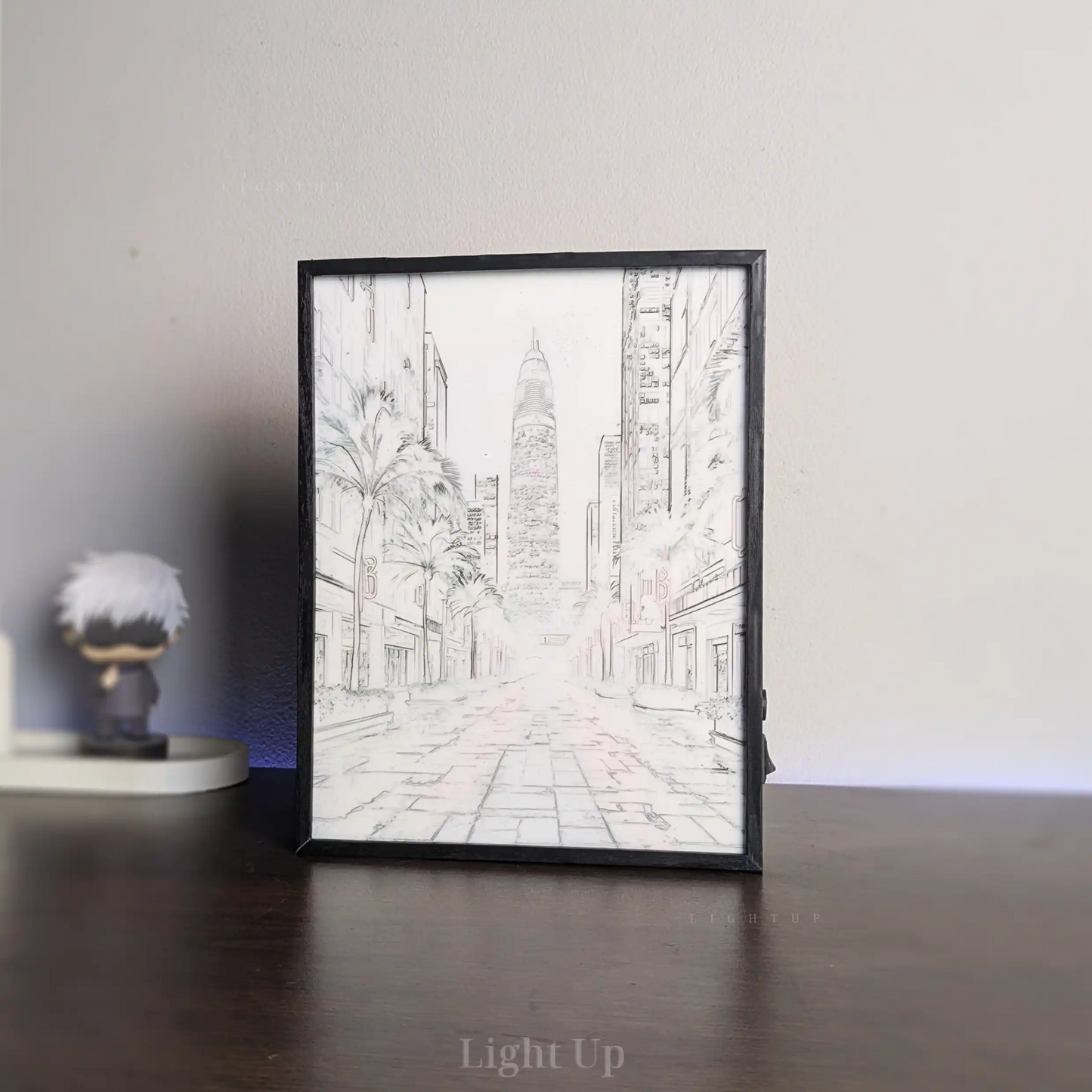 Cyberpunk city Transformation Lightbox | Scenario