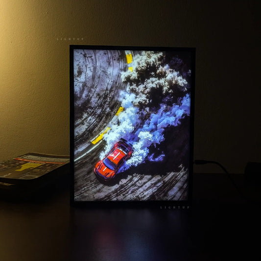 Drift Smoke Transformation Lightbox | Car