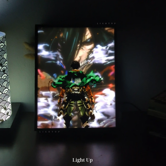 Eren Yeager Titan Transformation Lightbox | Attack on Titan
