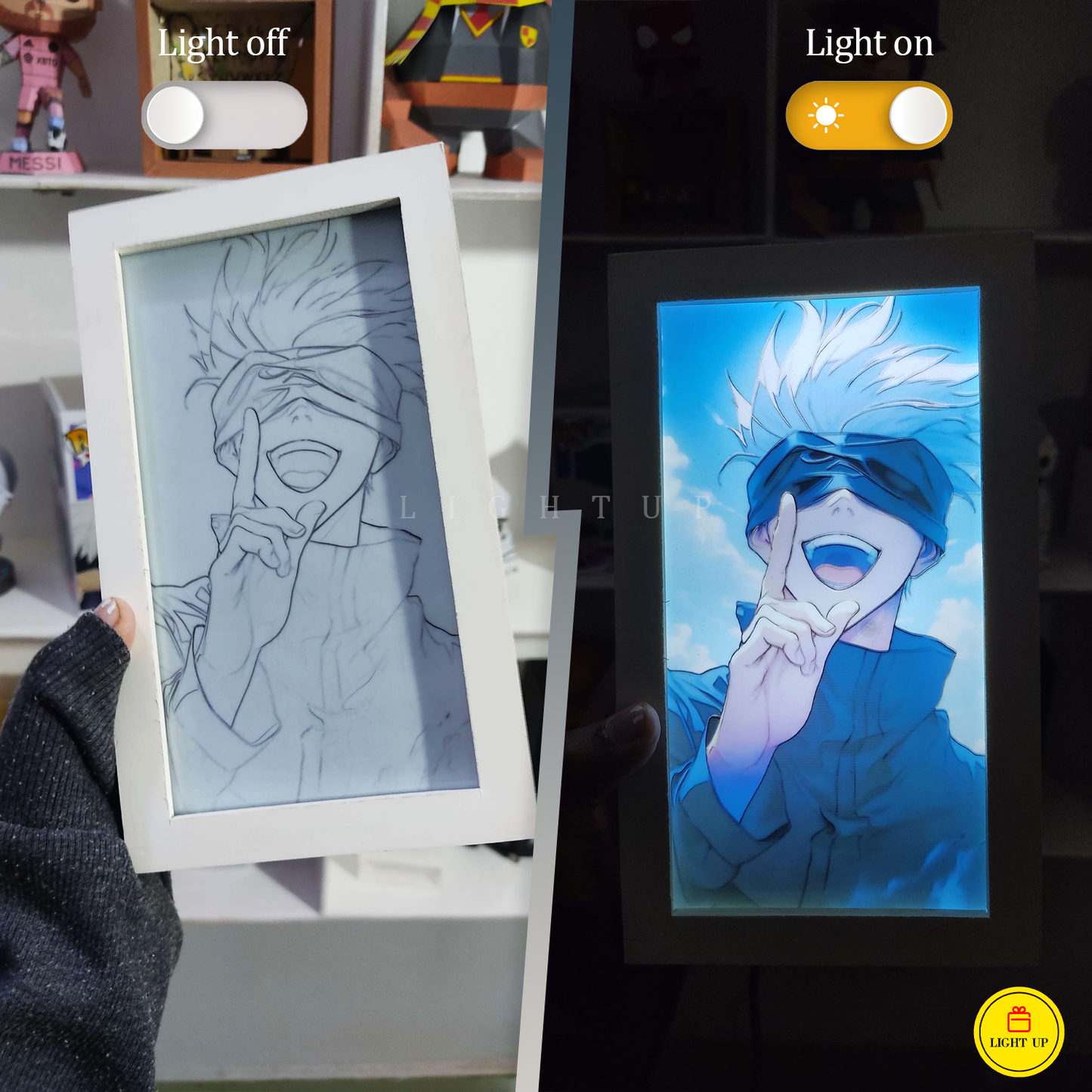 Gojo Blue sky Transformation Lightbox | Jujutsu Kaisen