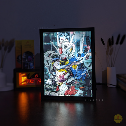 Gundam Aerial Transformation Lightbox | Gundam