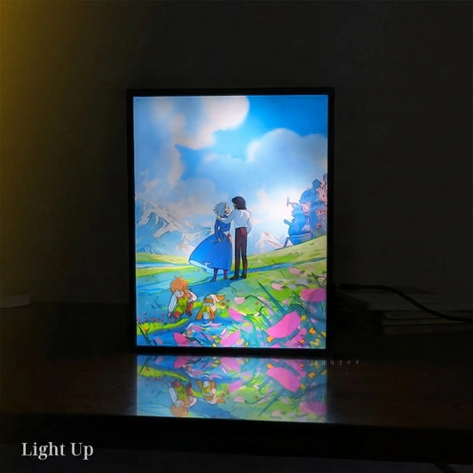 Howl's moving castle Transformation Lightbox | Studio Ghibli