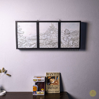 Dreamy Castle landscape Humongous Lightbox | Scenario