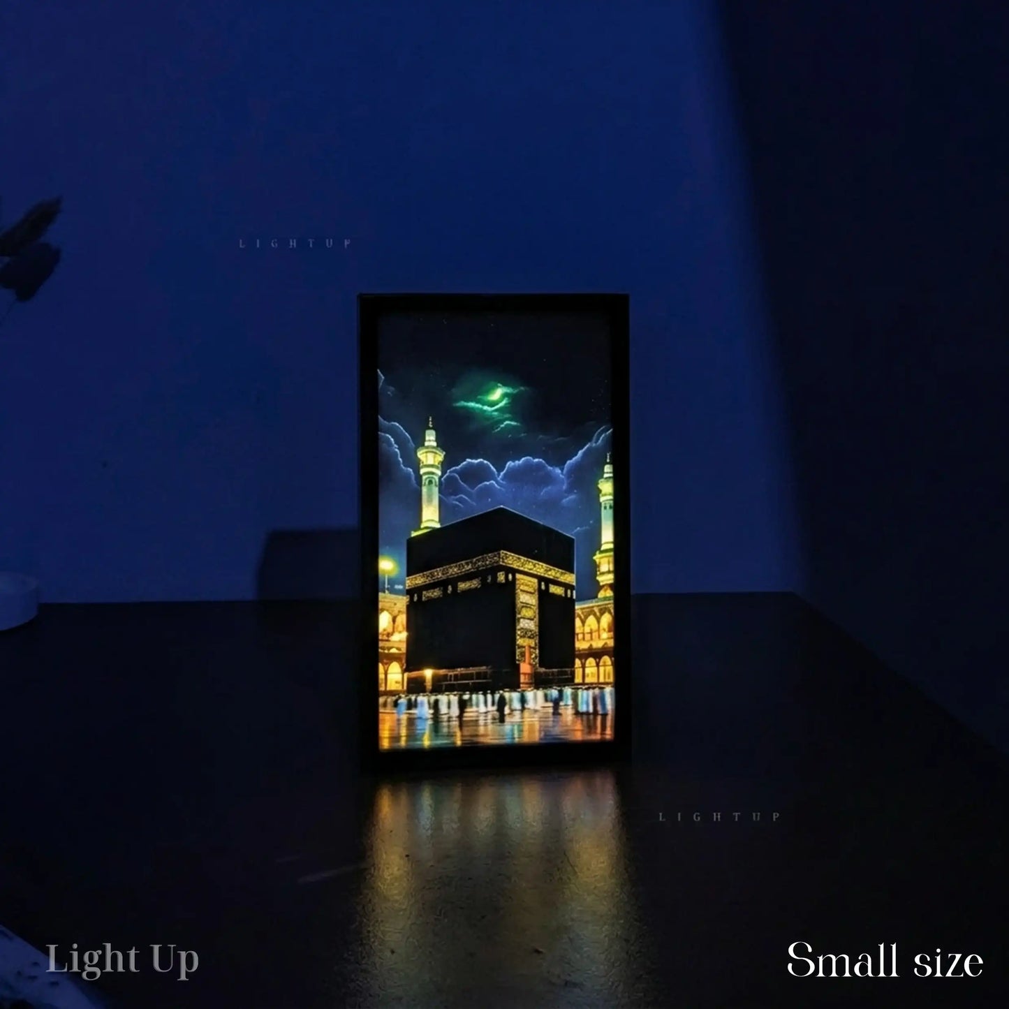 Kaaba Night Sight Transformation Lightbox | Islamic