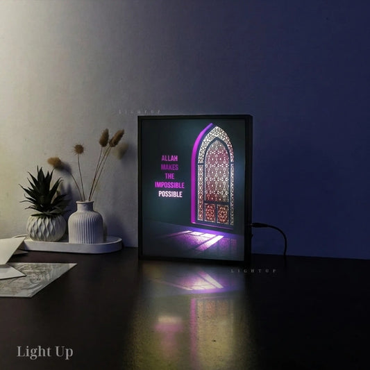 Mosque window Transformation Lightbox | Islamic
