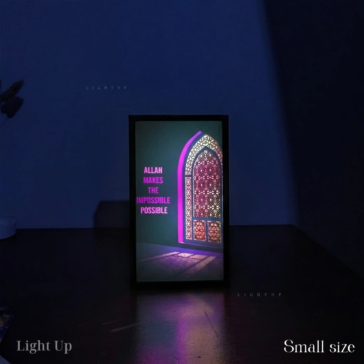 Light Box Examples Islam Mosque window Transformation Lightbox | Islamic – Light Up