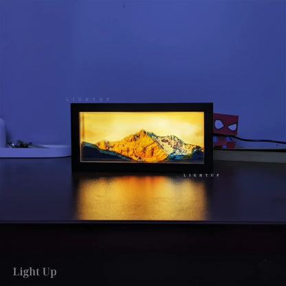 3D mountain Lamp | Scenario