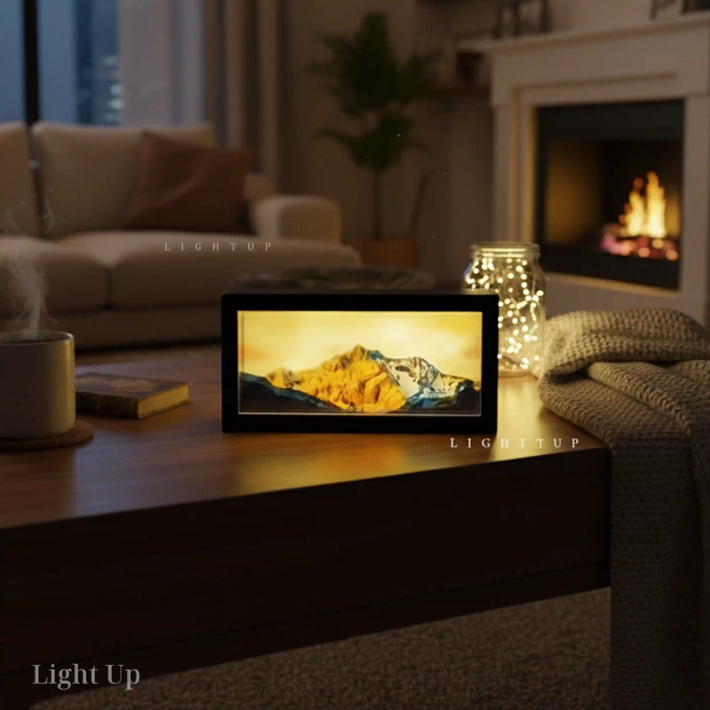 3D mountain Lamp | Scenario