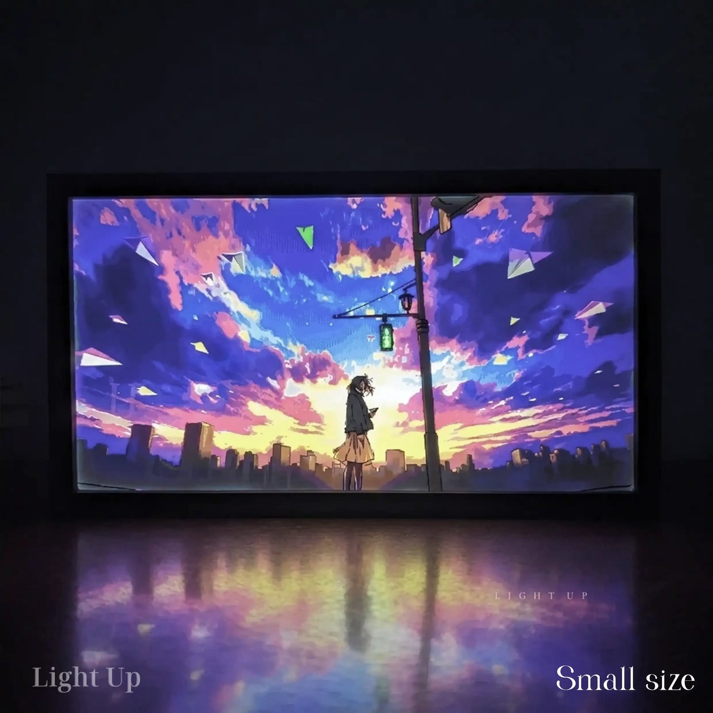 Paper plane Transformation Lightbox | Scenario