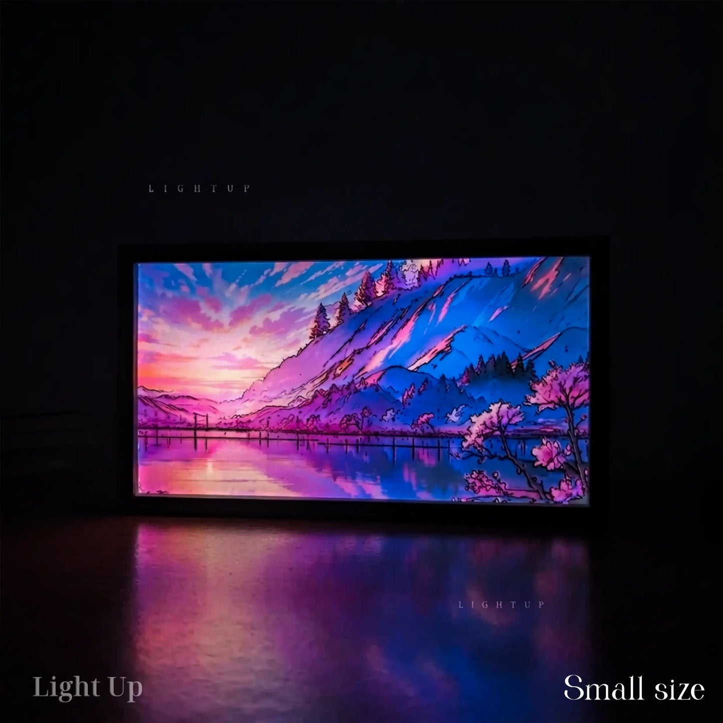 Purple Sunset Transformation Lightbox | Scenario