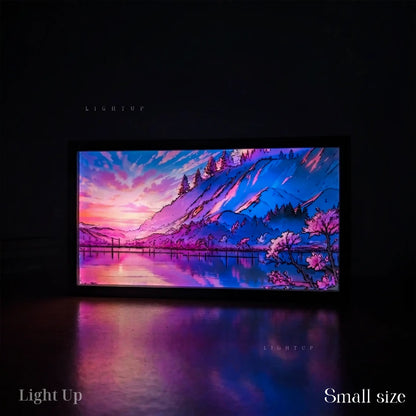 Purple Sunset Transformation Lightbox | Scenario