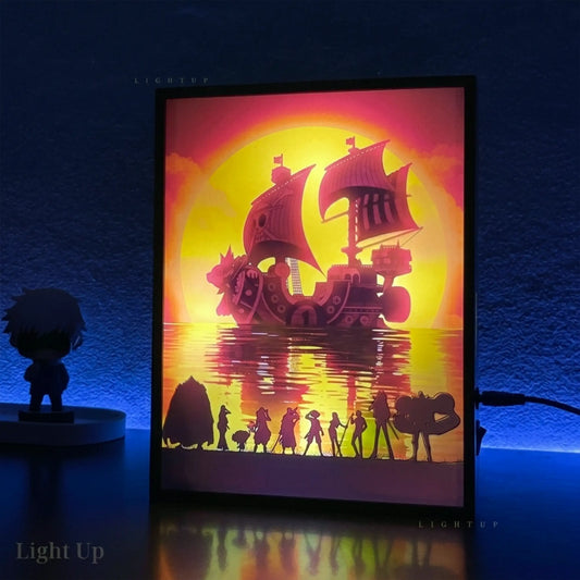 Straw Hat Pirates Transformation Lightbox | One Piece