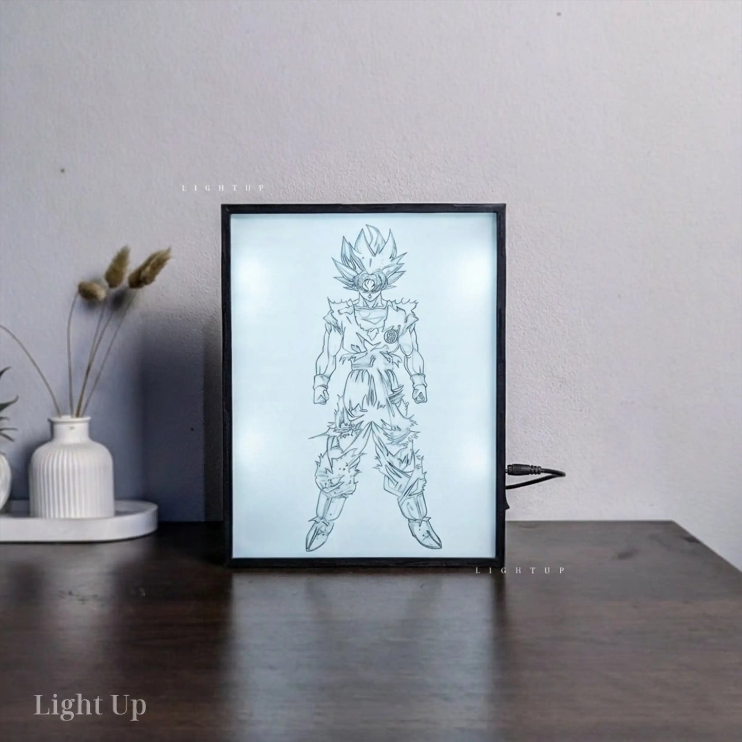 Goku Super Saiyan blue Transformation Lightbox | Dragon Ball