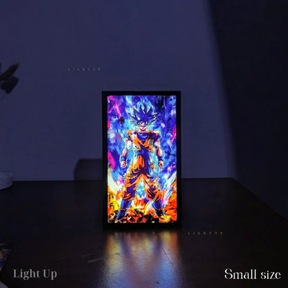 Goku Super Saiyan blue Transformation Lightbox | Dragon Ball