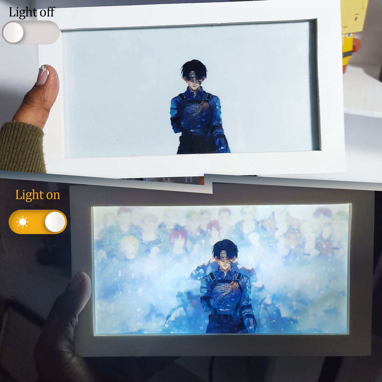 Levi Ackerman Transformation Lightbox | Attack on Titan