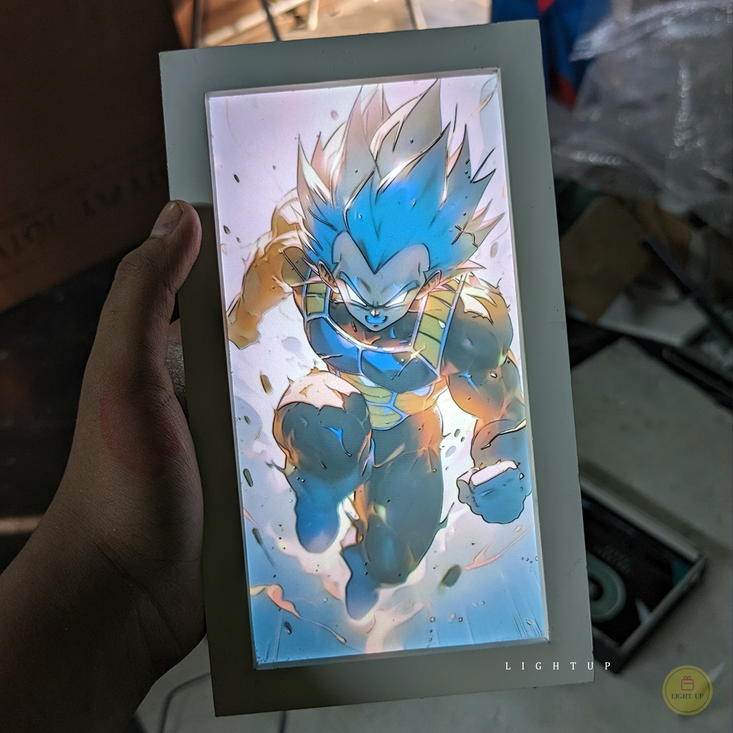 Vegeta Transformation Lightbox | Dragon Ball