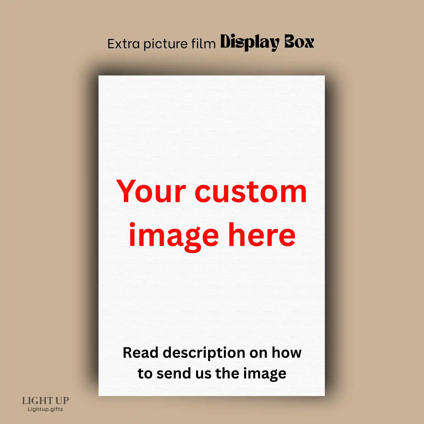 Extra Picture Film of Display Box
