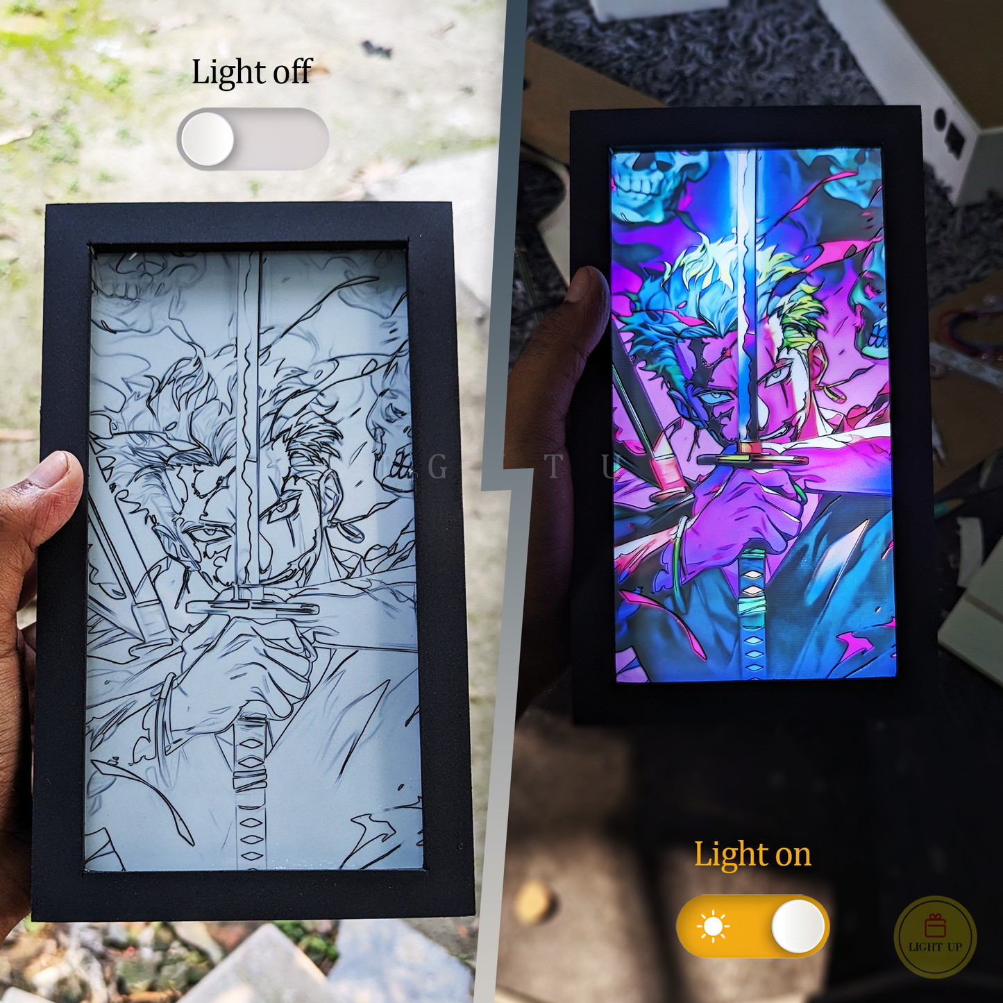 Zoro Transformation Lightbox | One Piece