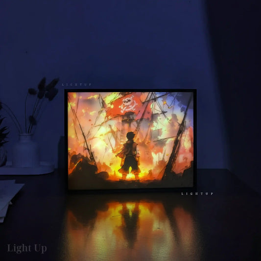 Luffy Alone at War Transformation Lightbox | One Piece
