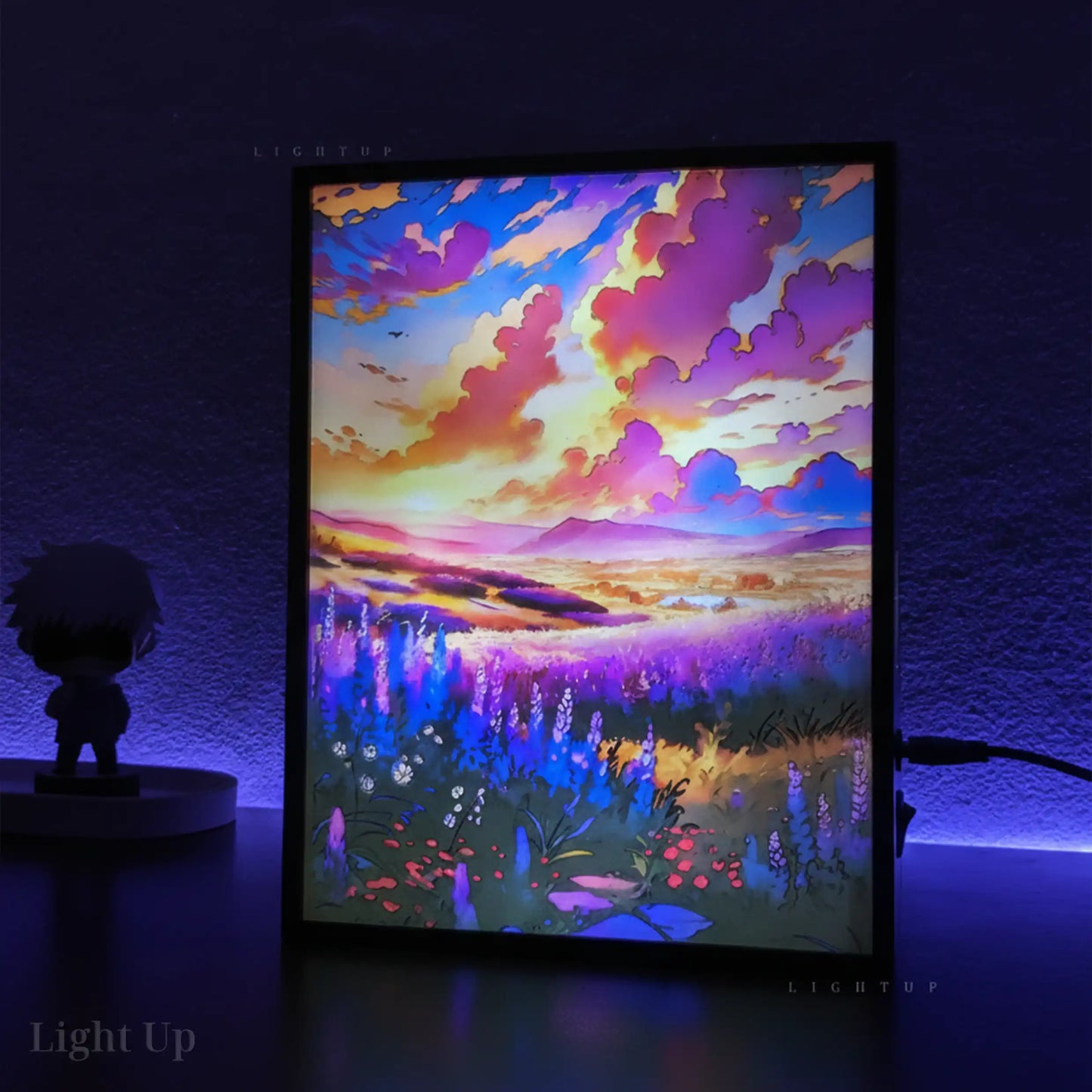 Blooming lavender field Transformation Lightbox | Scenario