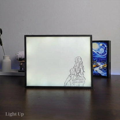 Dreamy Sky Night Transformation Lightbox | Your Lie in April | Scenario