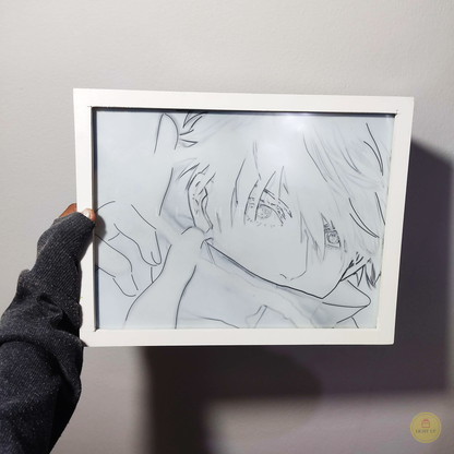 Gojo blue eyes Transformation Lightbox | Jujutsu Kaisen