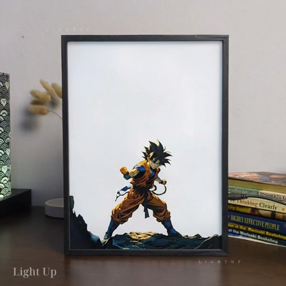 Goku and Shenron Transformation Lightbox | Dragon Ball