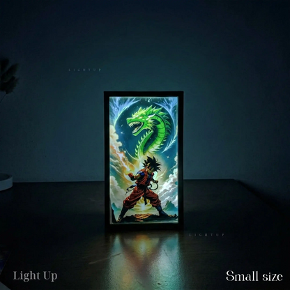 Goku and Shenron Transformation Lightbox | Dragon Ball