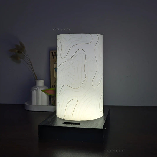 Minimal groovy Lamp shade| Cylinder
